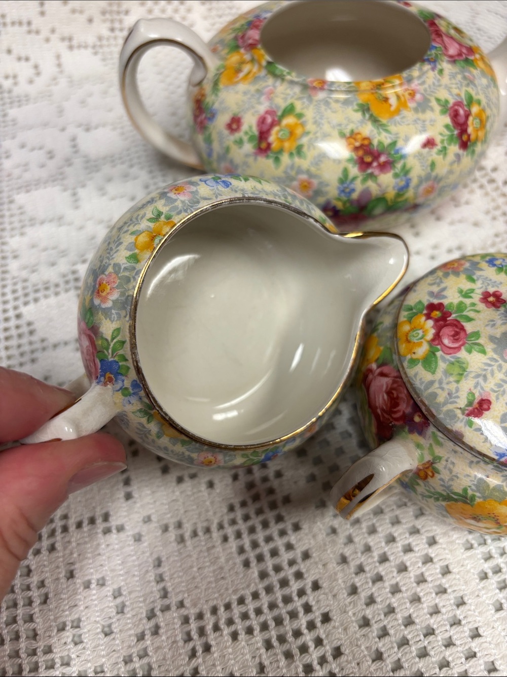 Lord Nelson Rose Time Stacking tea set Made in England - Picture 7 of 13
